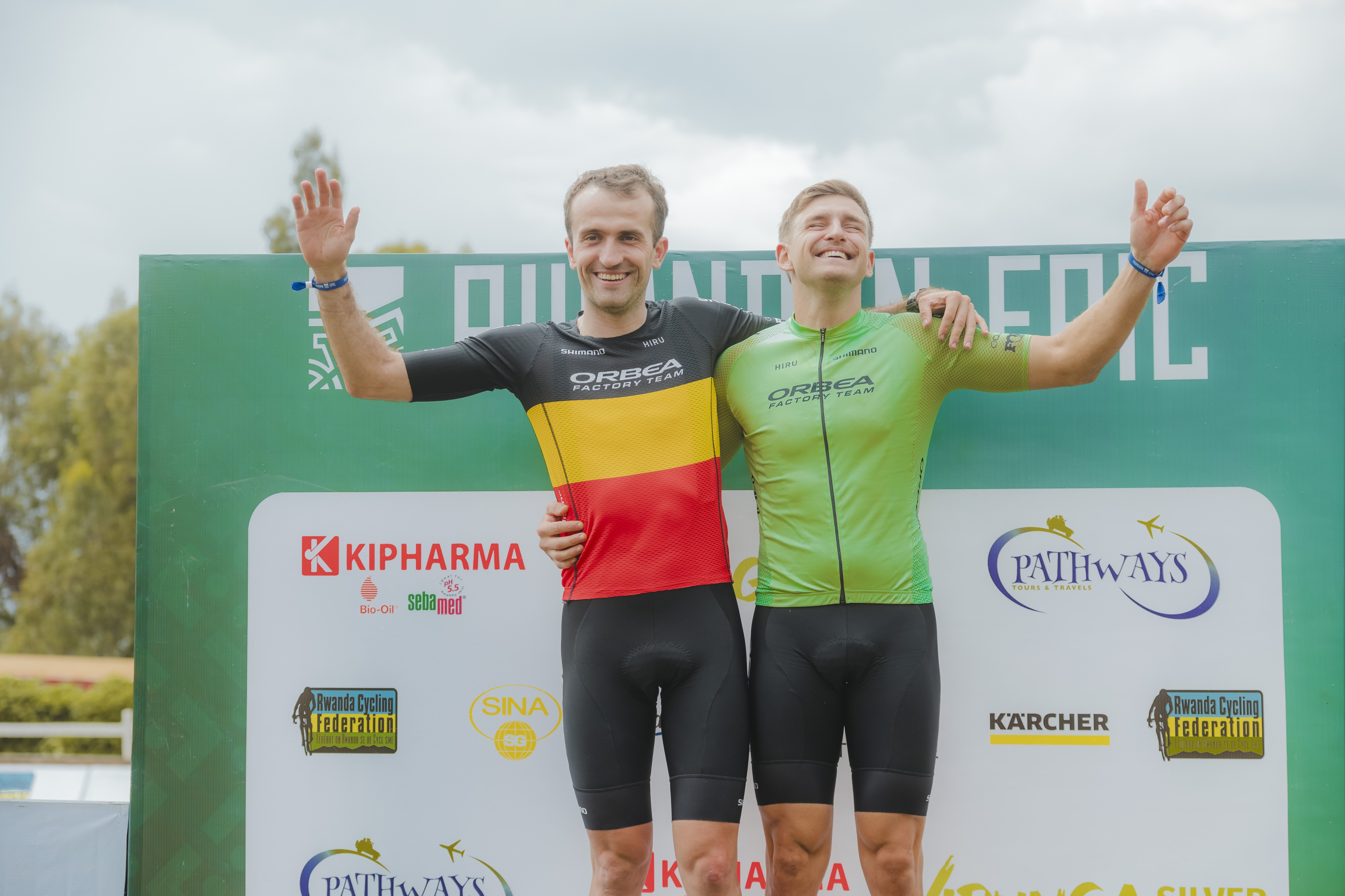 Duo Men winner at Rwandan Epic