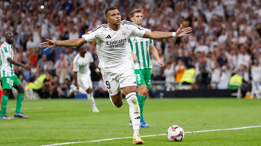 Kylian Mbappe yafashije Real Madrid gutsinda Real Betis ibitego 2-0