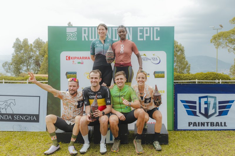 Stage one winners of Rwandan Epic